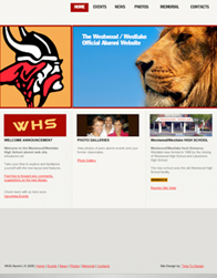 WHS Alumni screen shot